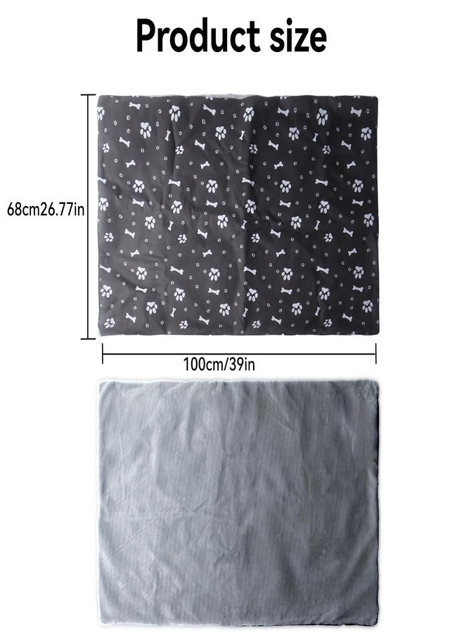 Klmnop Washable Dog Crate Pan Cover, Reversible Cool Side & Warm Side Dog Bed Liner for 36 Inch Pet Cage, Pan Cover Only(Grey) - Image 2